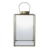 Dekoracje domu - House Nordic Dekoracyjna latarnia Mohali, metal/szkło, antyczna miedź - miniaturka - grafika 1