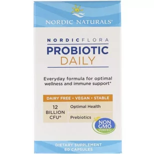 Nordic Naturals Nordic Flora Probiotic Daily 60 Caps - Witaminy i minerały dla sportowców - miniaturka - grafika 1
