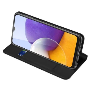 Dux Ducis Skin Pro kabura etui pokrowiec z klapką Samsung Galaxy A22 4G czarny - Etui i futerały do telefonów - miniaturka - grafika 8