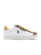 Trampki męskie - U.S. Polo Assn. Sneakersy w kolorze białym - miniaturka - grafika 1