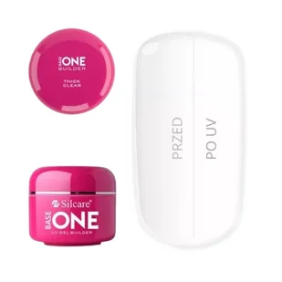 SILCARE Base One UV Gel Builder Żel Budujący Do Paznokci Thick Clear 15g - Żele do paznokci - miniaturka - grafika 1