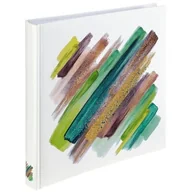Albumy fotograficzne - Hama Album Jumbo Brushstoke 30x30/80 Zielony - miniaturka - grafika 1