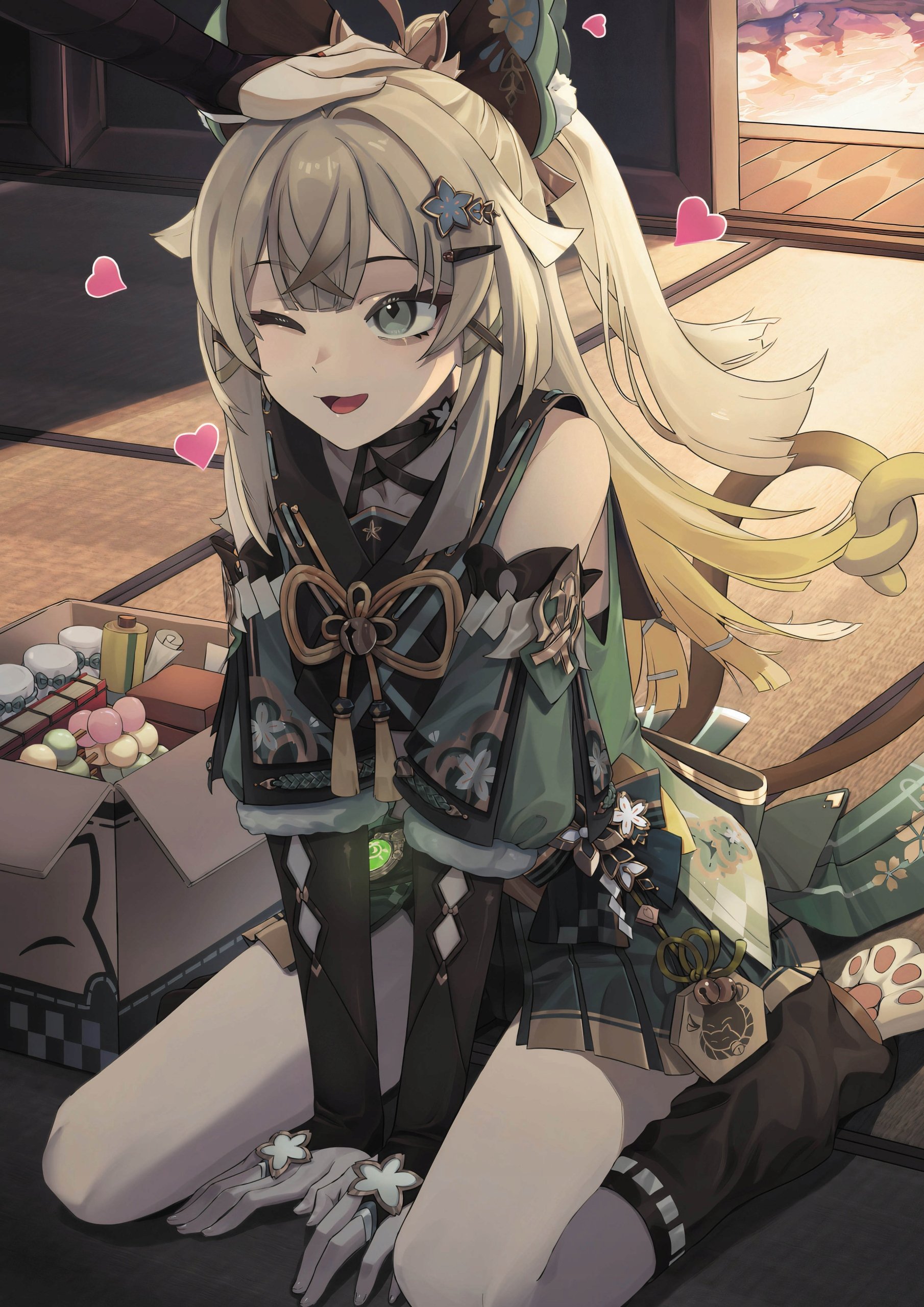 Plakat A3 Genshin Impact Anime Gra Kirara