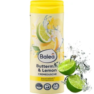 Balea Cremedusche Buttermilk & Lemon Gel 300ml (żel pod prysznic) - Kosmetyki do kąpieli - miniaturka - grafika 1