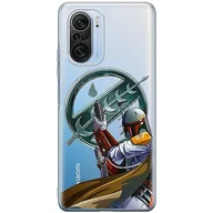 Etui i futerały do telefonów - ERT GROUP etui na telefon Xiaomi MI 11i/ REDMI K40/K40 PRO/POCO F3/ F3 PRO, case oryginalny i oficjalnie licencjonowany przez Star Wars, wzór Boba Fett 002, plecki z TPU częściowo przeźroczyste - miniaturka - grafika 1
