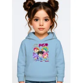 Bluzy dla dziewczynek - BLUZA DZIECIĘCA HUNTRIX SAJA BOYS 110-116 Z KAPTUREM BAWEŁNIANA JAKOŚĆ - miniaturka - grafika 1