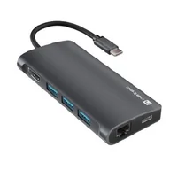 Huby USB - Natec Fowler 2 V2 Szary - miniaturka - grafika 1