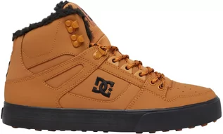 Buty zimowe męskie - buty zimowe męskie DC PURE HIGH-TOP WC WNT Wheat/Black - WEA - grafika 1