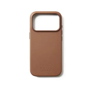 Mujjo Leather Case Etui skórzane do iPhone 17 Pro kompatybilne z MagSafe - Brązowe - Etui i futerały do telefonów - miniaturka - grafika 1