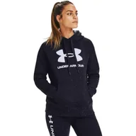 Bluzy sportowe damskie - Bluza damska Under Armour Rival Fleece Logo Hoodie - miniaturka - grafika 1