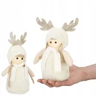 Bombki - ﻿Lalka 25 cm świąteczna ozdoba, gnom renifer - miniaturka - grafika 1