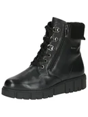 Kozaki damskie - Caprice Damskie ciepłe buty 9-26153-43, modne kozaki, Black Nappa, 36 EU, Czarna papka, 36 EU - miniaturka - grafika 1