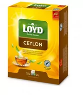 Herbata - Loyd CEYLON SENSE Z ESENCJĄ HERBATY 100 TOREBEK DWUKOMOROWA) zakupy dla domu i biura 3100019 - miniaturka - grafika 1