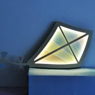 Lampy stojące - Lampka nocna dla dzieci latawiec na wietrze - miniaturka - grafika 1