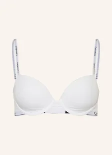 Calvin Klein Biustonosz Z Fiszbinami Icon Cotton Modal weiss - Biustonosze - miniaturka - grafika 1