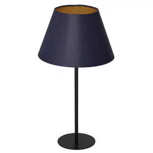 Luminex Arden 3579 Lampa stołowa lampka 1X60W E27 czarny/niebieski/złoty - Lampy stojące - miniaturka - grafika 1