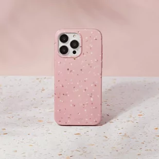 UNIQ etui Coehl Terrazzo iPhone 14 Pro 6,1" różowy/coral pink - Etui i futerały do telefonów - miniaturka - grafika 2