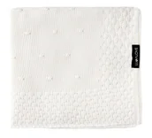 Koce i narzuty dla dzieci - Bambusowy koc - popcorn kokos 80x100 cm Lullalove - miniaturka - grafika 1