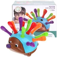 Zabawki sensoryczne - Nobo Kids, Jeż Układanka Sensoryczna Edukacyjna Sorter Kolce - miniaturka - grafika 1