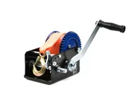 Wciągarki - Geko G01086 ręczna pasowa wciągarka korbowa uciąg 1133 kg - miniaturka - grafika 1