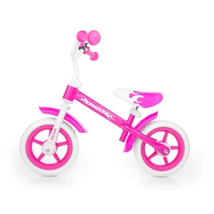 Milly Mally Rowerek Biegowy Dragon pink - Rowerki biegowe - miniaturka - grafika 1