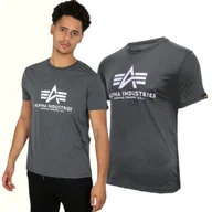 Odzież taktyczna i umundurowanie - Koszulka Alpha Industries Basic 100501 136 - Ciemnoszara - miniaturka - grafika 1