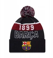 Czapki damskie - New Era Core Sport Knit Beanie FC Barcelona Hat 60846895 Granatowy One size - miniaturka - grafika 1