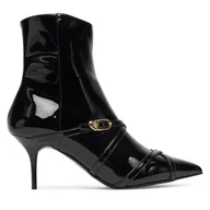 Botki damskie - Botki LOVE MOSCHINO JA21047G1NIH000 Czarny - miniaturka - grafika 1