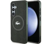 Etui i futerały do telefonów - Lacoste LCHMS24SUBSB Hardcase IML Blend Monogram MagSafe do Samsung Galaxy S24 Khaki - miniaturka - grafika 1