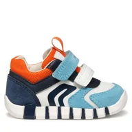 Buty dla chłopców - Sneakersy Geox B Iupidoo B3555D 02014 C4079 Niebieski - miniaturka - grafika 1