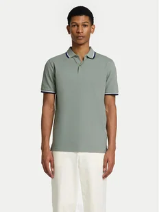 Selected Homme Polo 16095852 Zielony Slim Fit - Koszulki męskie - miniaturka - grafika 1