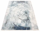 Dywany - Jasnobeżowy dywan w abstrakcyjny wzór D2-F36 - miniaturka - grafika 1