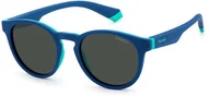 Okulary przeciwsłoneczne - Polaroid Kid''s PLD 8048/S Azure Green/Grey Polarized - miniaturka - grafika 1