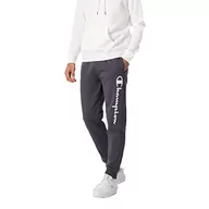 Spodenki męskie - Champion Męskie spodnie treningowe Authentic Pants Script z logo, szare żelazo, XS - miniaturka - grafika 1