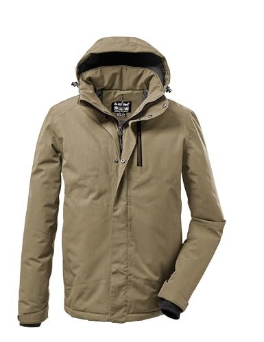killtec Męska kurtka funkcyjna z odpinanym kapturem KOW 161 MN JCKT, taupe, 6XL, 37589-000