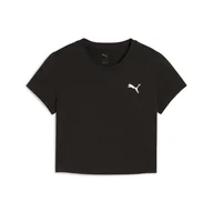 Koszulki sportowe damskie - Koszulka Puma Wardrobe Ess Baby - miniaturka - grafika 1