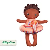 Zabawki do kąpieli - Laleczka do kąpieli Lena 6 m+ Lilliputiens - miniaturka - grafika 1