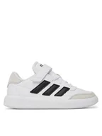 Buty dla dziewczynek - adidas Sneakersy Courtblock ID6506 Biały - miniaturka - grafika 1