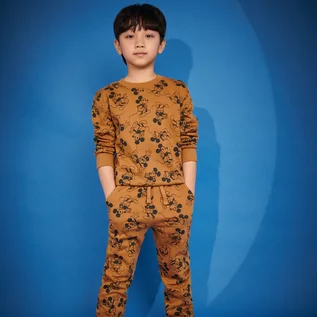Dresy i komplety dla chłopców - Sinsay - Komplet: bluza i spodnie Myszka Miki - Pomarańczowy - grafika 1
