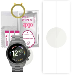 1x Folia hydrożelowa MATOWA do Fossil Gen 6 (44 mm) - apgo Smartwatch Hydrogel MATTE Protection Ochrona na ekran smartwatcha - Akcesoria do smartwatchy - miniaturka - grafika 1