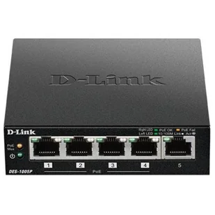 D-Link DES-1005P/E - Switche - miniaturka - grafika 1