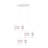 Lampy sufitowe - Victoria lampa wisząca 3xE27 biała K-5212 - miniaturka - grafika 1