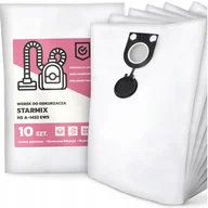 Worki do odkurzaczy - 10x Worek do Odkurzacza Starmix Hs A-1432 Ews Syntetyczny Tekstylny Duży G9 - miniaturka - grafika 1