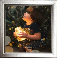 Ramki na zdjęcia - Ramka na zdjęcie, kwadratowa 10x10 stare srebro - miniaturka - grafika 1