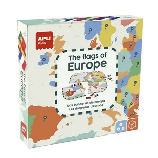 Puzzle edukacyjne Apli Kids Flagi Europy 5+ - Puzzle - miniaturka - grafika 1