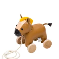 Zabawki interaktywne dla dzieci - Little Big Friends Zabawka do ciągnięcia na sznurku Konik Charles - miniaturka - grafika 1