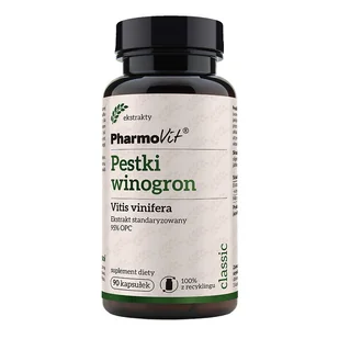Pharmovit Pestki Winogron 90caps - Witaminy i minerały - miniaturka - grafika 1
