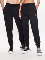 Spodnie sportowe męskie - Converse Spodnie dresowe Unisex 10023873-A01 Czarny Standard Fit - miniaturka - grafika 1