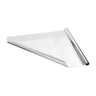 Dekoracje i nakrycia stołu na imprezę - Folia dekoracyjna metalizowana srebrna 0.8x25m - miniaturka - grafika 1