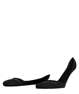 Burlington Kobiety Stopki Aberdeen W IN Wiskoza niewidoczne jednokolorowe 1 Para, Czarny (Black 3000), 37-38 - Skarpetki damskie - miniaturka - grafika 1